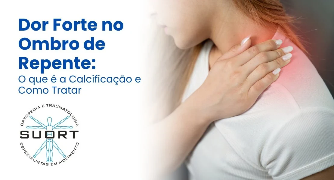 Mulher com dor forte no ombro de repente, calcificação do tendão, tratamento sem cirurgia na SUORT Clínica Integrada, Perdizes, São Paulo