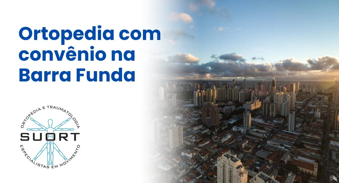 Ortopedista e fisioterapia com convênio na Barra Funda, SP, perto do Allianz Parque e de Perdizes