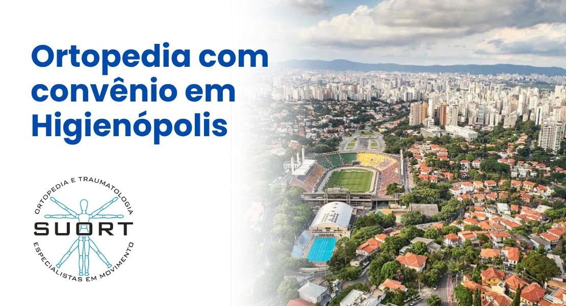 Ortopedista e fisioterapia com convênio em Higienópolis, São Paulo, próximo à SUORT Clínica Integrada em Perdizes